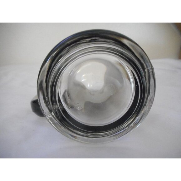 Walt Disney Mickey Mouse Silver Clear Glass Mug Cup Root Beer Stein - Picture 8 of 8